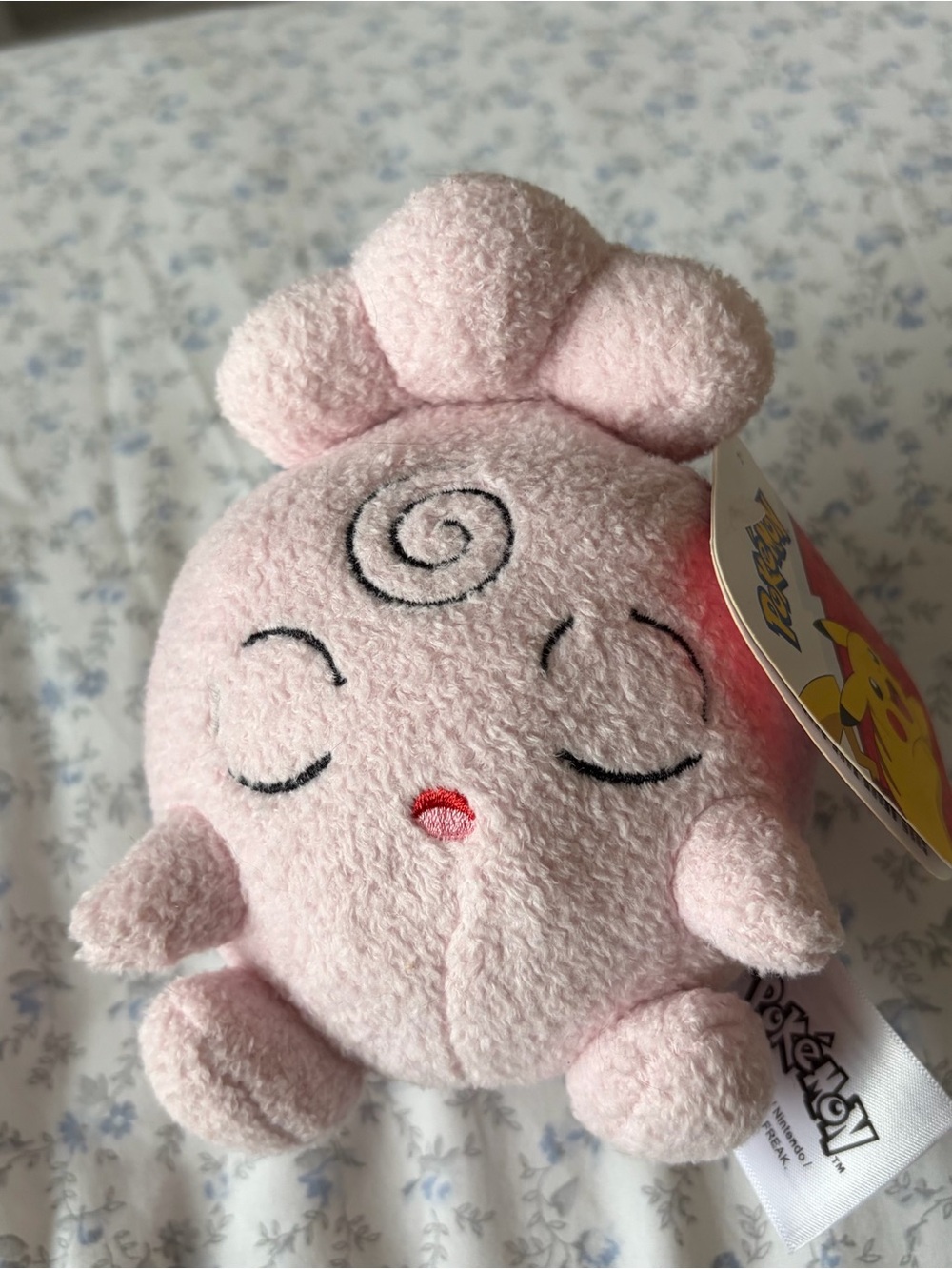 Igglybuff Sleeping Pokémon Plush 5” NWT Jazwares